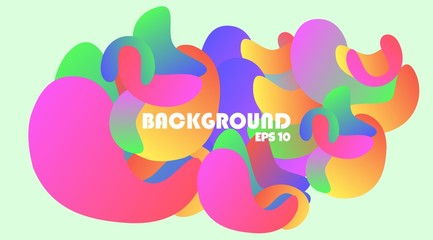 liquid background design with many colors