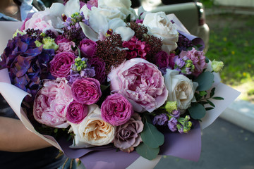 anemone, roses,Ranunculus,mattiola, Tulip,evkalipt,Narcissus, bouquet, wedding, flowers, rose, flower, roses, pink, white, love, bride, floral, bridal, marriage, bunch, celebration, beautiful, romance