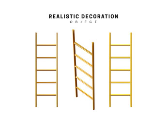 Golden geometric 3d object isolated on white background.