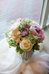anemone, roses,Ranunculus,mattiola, Tulip,evkalipt,Narcissus, bouquet, wedding, flowers, rose, flower, roses, pink, white, love, bride, floral, bridal, marriage, bunch, celebration, beautiful, romance
