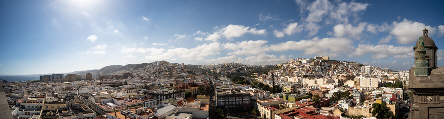Fototapeta na wymiar Las Palmas panoramic view
