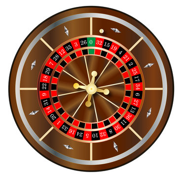 Roulette Wheel With Ball