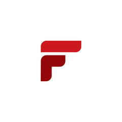 F letter logo design vector  template