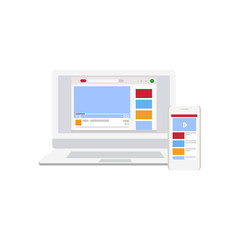 vlog live man stream on device youtube platform video content digital marketing