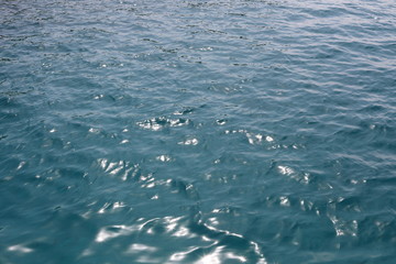 ripples on surface of water