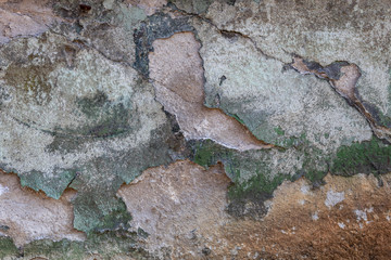 Old Weathered Damaged Cracked Decay Wall Texture