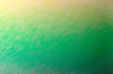 Abstract illustration of green, yellow Wax Crayon background