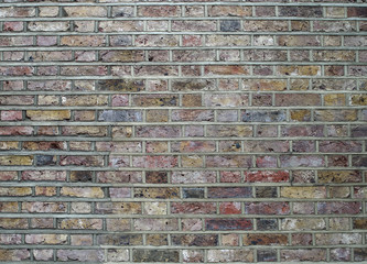 tipico muro inglese in mattoni