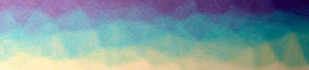 Fototapeta na wymiar Abstract illustration of blue and green Impasto background