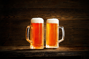 Summer bar and cold beer 