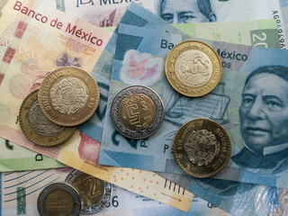 Mexican Pesos bank notes