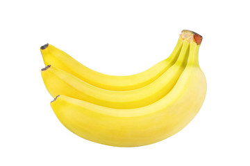 Bunch of bananas isolated on a white background