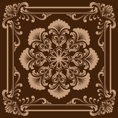 decorative frame in vintage