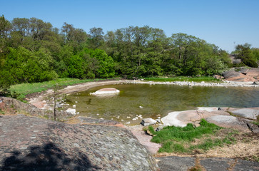 river in the park