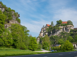 Fototapeta na wymiar Burg Pottenstein in der fränkischen Schweiz