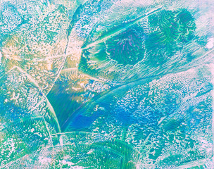 nice and beautiful creative, handmade, artistic background painted on paper with different colors