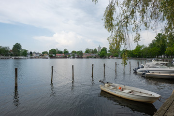 boat on the river