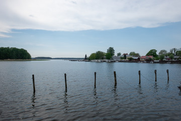 boat on the lake
