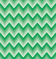 background of zigzag stripes in different shades of green