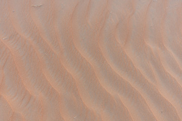 Nahaufnahmen von Strukturen einer Sandwüste