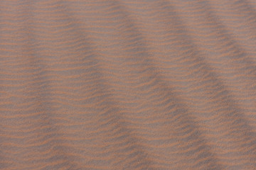 Nahaufnahmen von Strukturen einer Sandwüste