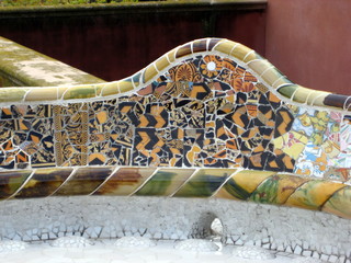 Mosa&iuml;que &agrave; Barcelone