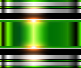 Fototapeta premium Abstract background green pattern, shiny metallic green