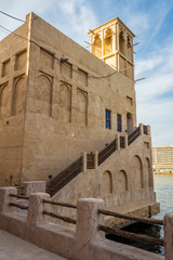 Fototapeta na wymiar Architecture of buildings in the Arab style.
