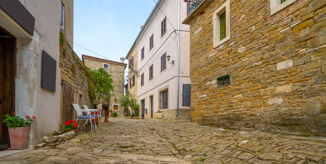 Mittelalterliches Künstlerdorf Groznjan, Istrien, Kroatien