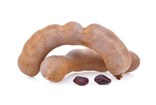 tamarind isolated on white background