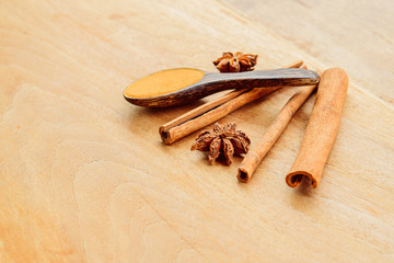 Cooking spice concept
