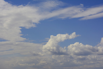 Obraz na płótnie Canvas background of a cloud and sky