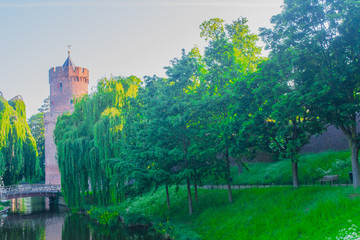 Naklejka premium Kruittoren in Kronenburgerpark in Nijmegen