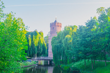 Naklejka premium Kruittoren in Kronenburgerpark in Nijmegen