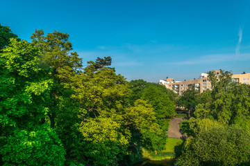 View of the kronenburgerpark Nijmegen