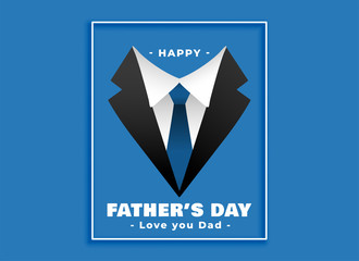 Obraz premium happy fathers day suit and tie background