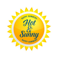 shiny yellow sun design background