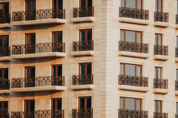 Fototapeta premium facade of an old building
