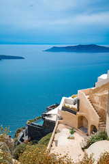 Fototapeta premium Santorini Island, Greece, one of the most beautiful travel destinations of the world.