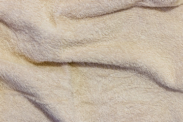 Fototapeta na wymiar close-up on detail of bath towel, fabric texture