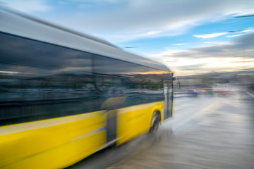 Urban transport in Istanbul, which has an important place in between bus every day, carries