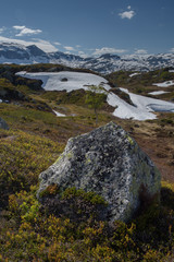 Beautiful Nature Norway natural landscape aerial photography. 