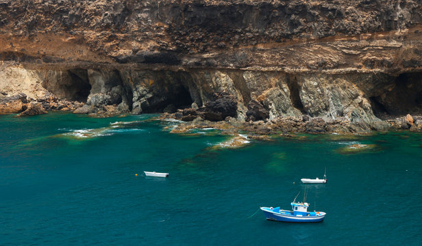 Cuevas de Ajuy. Pueblo de Ajuy. Parque Rural de Betancuria. Isla Fuerteventura. Provincia Las Palmas. Islas Canarias. España