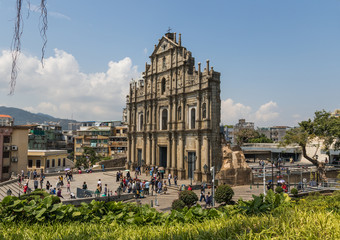 Macau, China - Portuguese colony until 1999, and a Unesco World Heritage site, Macau has many landmarks from the colonial period, like the wonderful St. Paul's ruins