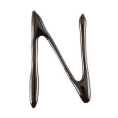 Chocolate Letter N