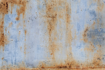Old Weathered Corrugated Rusty Metal Texture