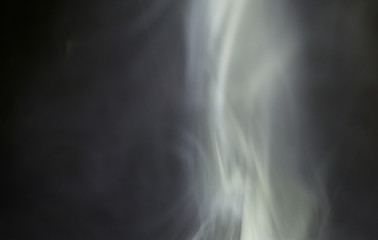 Plakat abstract Smoke on black Background