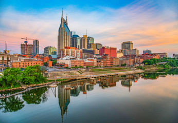 Obraz premium Nashville TN Tennessee Skyline