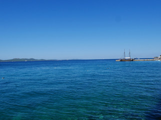 Obraz premium yacht in sea