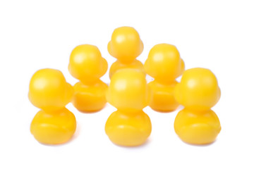 Plastic yellow duck toy